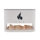 Aroma Diffusor - Himalaya Salzgrotte - USB - Flammeffekt