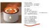 Mittelgroßer Aroma-Diffusor - Vulkan-Effekt - Zwei Farben
