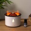 Mittelgroßer Aroma-Diffusor - Vulkan-Effekt - Zwei Farben