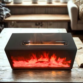   Színváltós USB Aroma Diffúzor - Lángoló hatás és madárdal