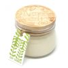 Sojakerze im Glas mit Holzdeckel – Waldbeeren