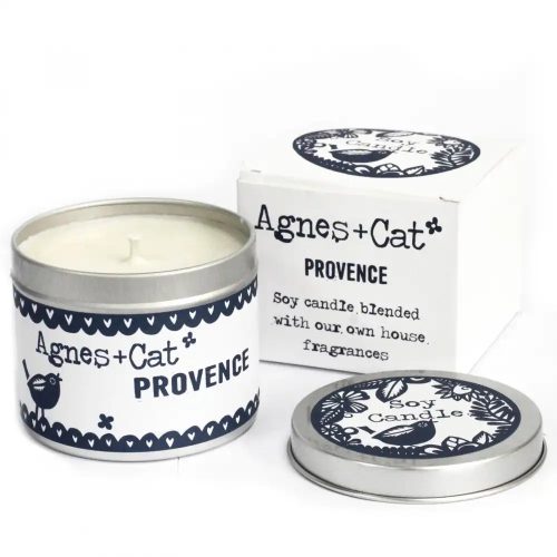 Soja-Kerze in Metallbox – Provence