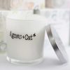 Votivkerze - Kaffee und Walnuss