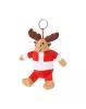 Velin karácsonyi plüss kulcstartó, rénszarvas