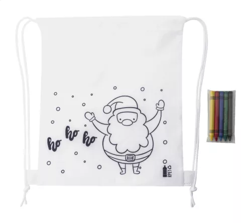 Julfar Bag B karácsonyi színezhető hátizsák