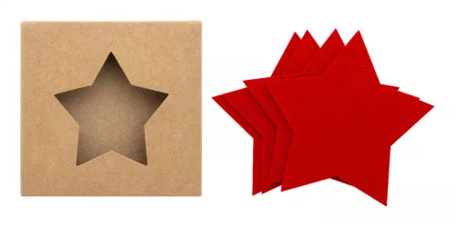 Vagnes RPET karácsonyi poháralátét szett