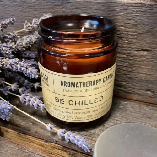 Aromatherapie-Sojakerze 200 g – Entspannung