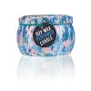 Dekorative Sojakerze in Metallhalter – Matroschka-Puppe – Dolly Blue