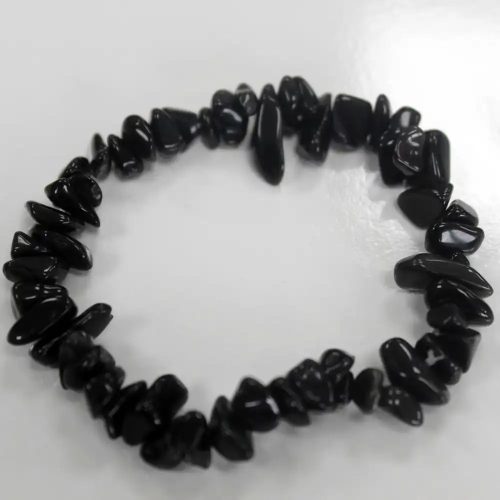 Edelsteinarmband – Schwarzer Achat