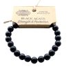 Energetische Armbänder- Schwarzer Achat
