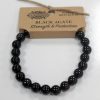 Energetische Armbänder- Schwarzer Achat