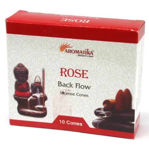 Aromatika Duftende Kegel "Flüssiger Rauch" - Rose