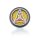 Auto Aroma Diffusor - Pewter Yoga Chakra - 30mm