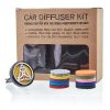 Auto Aroma Diffusor - Pewter Yoga Chakra - 30mm