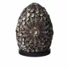 Boho Kagyló Lámpa - Barna Ovális - 15cm