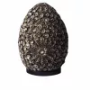 Boho Kagyló Lámpa - Barna Ovális - 20cm