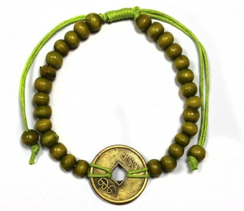 Feng-Shui-Glücksarmbänder – Limettengrün
