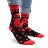 Hop Hare Bambus-Socken – Roter Drache