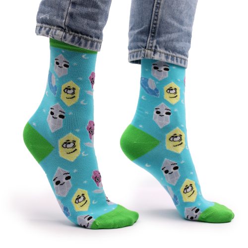 Hop Hare Bambus-Socken – Fröhliche Edelsteine