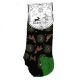 Hop Hare Bambus-Socken (S/M) – Mitternachtswolf