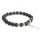 Engelsflügel / Schwarzer Achat – Edelsteinarmband