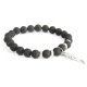 Engelsflügel / Schwarzer Achat – Edelsteinarmband