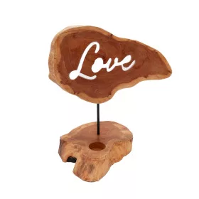 Gyertytartó Táblával - Love