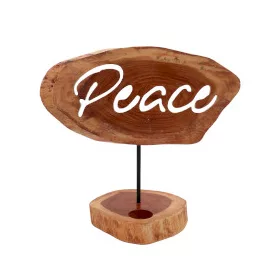 Gyertytartó Táblával - Peace