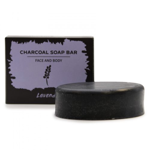 Lavendel - Aktivkohle Seife 85g
