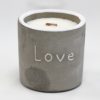 Sojakerzen aus Beton - Liebe - Feigen und schwarze Johannisbeeren