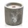 Mittlere Beton-Sojakerze - Hirsch - Whiskey und Rauch