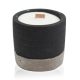 Sojakerzen aus Beton - Schwarz - Butter und Brandy