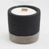 Sojakerzen aus Beton - Schwarz - Butter und Brandy