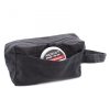 Schwarze Baumwoll-Toilettentasche 10 oz – klassisch