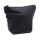 Schwarze Baumwoll-Toilettentasche 10 oz – klein