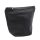 Schwarze Baumwoll-Toilettentasche 10 oz – mittelgroß