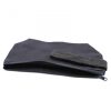 Schwarze Baumwoll-Toilettentasche 10 oz – zum Aufhängen