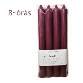 Bordó Asztali Gyertya 4db-os
