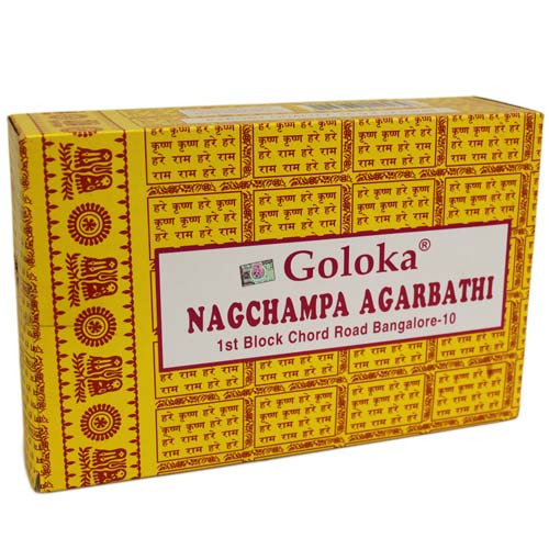 Goloka Nag Champa Räucherstäbchen 16g