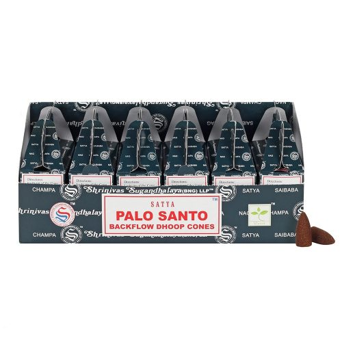 Satya "Flüssiger Rauch" Duft Kegel - Palo Santo (24 Stück)