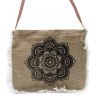 Fransentasche mit gedruckter Mandala