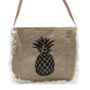 Fransentasche mit gedruckter Ananas