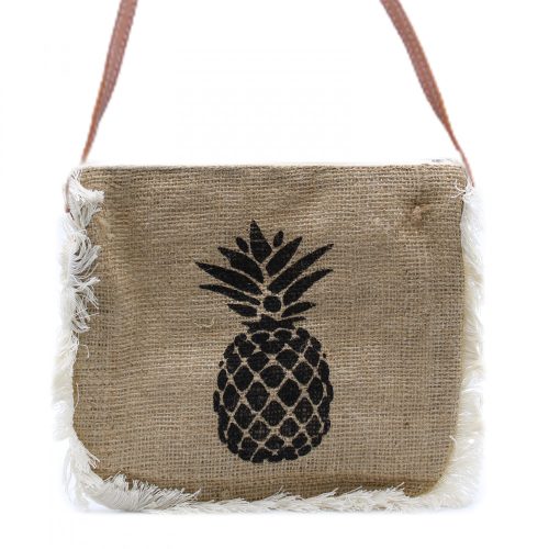 Fransentasche mit gedruckter Ananas