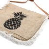 Fransentasche mit gedruckter Ananas
