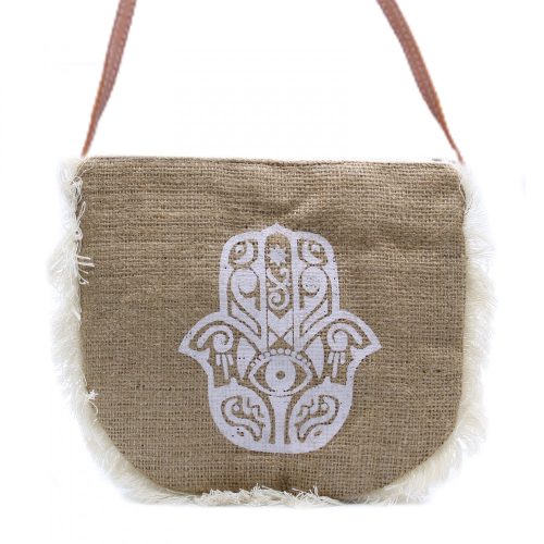 Fransentasche mit gedruckter Hamsa