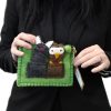 Beutel mit Fingerpuppen - Eule und Katze