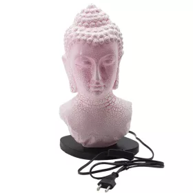  Buddha lámpa – repedezett hatás, rózsaszín– ovális talp
