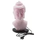 Buddha lámpa – repedezett hatás, rózsaszín– ovális talp