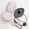 Buddha lámpa – repedezett hatás, rózsaszín– ovális talp