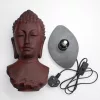 Buddha lámpa – repedezett hatás, láva– ovális talp